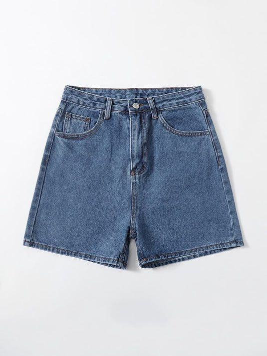 Denim shorts